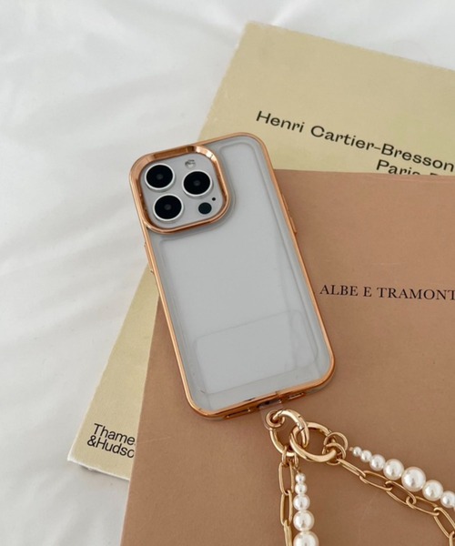 Me%（ミィパーセント）の「【iPhone15対応】メタルフレームiPhoneケース 993282（スマホケース/カバー・レディース・ブラック/イエロー/グレー・FREE）」の7枚目の写真