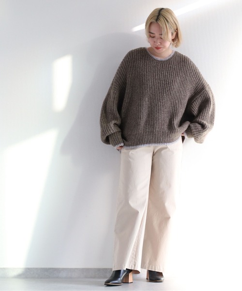 cepo（セポ）の「ワークベルトストレート（その他パンツ・レディース・ブラック/ブラウン/オフホワイト・S/M/L）」の2枚目の写真