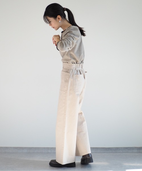 cepo（セポ）の「ワークベルトストレート（その他パンツ・レディース・ブラック/ブラウン/オフホワイト・S/M/L）」の20枚目の写真
