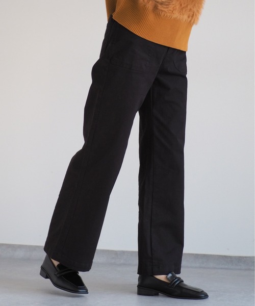 cepo（セポ）の「ワークベルトストレート（その他パンツ・レディース・ブラック/ブラウン/オフホワイト・S/M/L）」の11枚目の写真