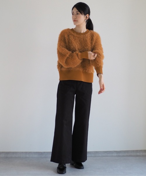 cepo（セポ）の「ワークベルトストレート（その他パンツ・レディース・ブラック/ブラウン/オフホワイト・S/M/L）」の21枚目の写真