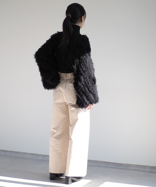 cepo（セポ）の「ワークベルトストレート（その他パンツ・レディース・ブラック/ブラウン/オフホワイト・S/M/L）」の6枚目の写真