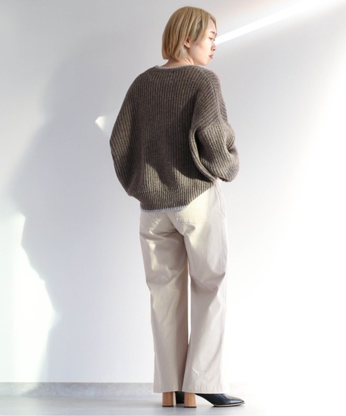 cepo（セポ）の「ワークベルトストレート（その他パンツ・レディース・ブラック/ブラウン/オフホワイト・S/M/L）」の7枚目の写真