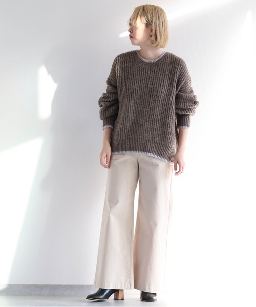 cepo（セポ）の「ワークベルトストレート（その他パンツ・レディース・ブラック/ブラウン/オフホワイト・S/M/L）」の8枚目の写真