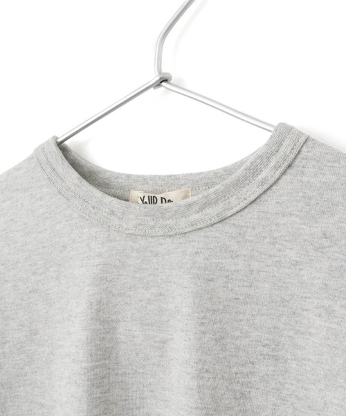 MAKE YOUR DAY（メイクユアデイ）の「チェックとストライプの袖の長袖Tシャツ■80～140cm（Tシャツ/カットソー・キッズ・グレー/オフホワイト・100/80/110/120/90/140/130）」の18枚目の写真