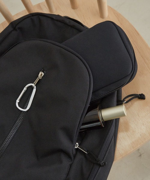 ADAM ET ROPE'（アダムエロペ）の「【ROUTINE】バックパック / 撥水 / マザーズバッグ（バックパック/リュック・メンズ・ブラック・FREE）」の5枚目の写真