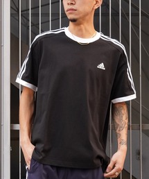 adidas/アディダス 半袖Tシャツ 3ST スリーストライプス ルーズフィット JUH48