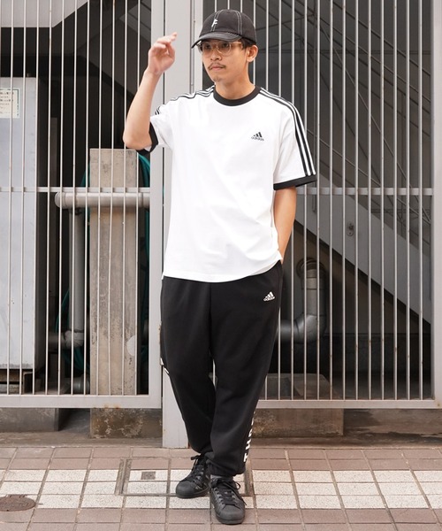 adidas/アディダス 半袖Tシャツ 3ST スリーストライプス ルーズ