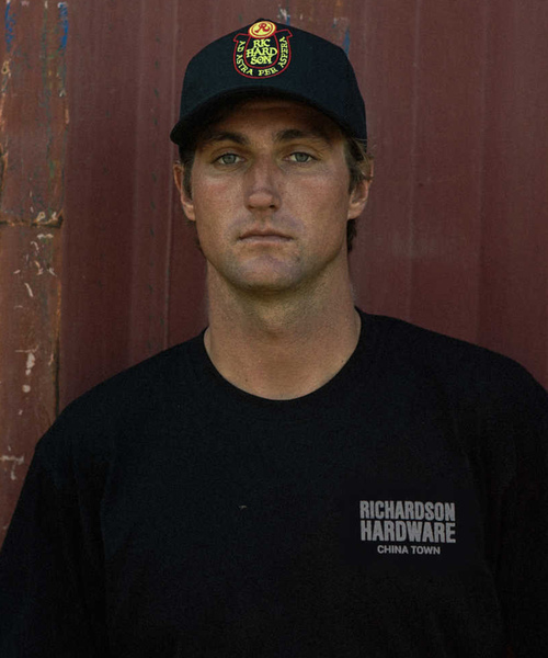 RICHARDSON（リチャードソン）の「【Richardson/リチャードソン】 Horse Shoe Trucker Hat ホースシューロゴトラッカーキャップ（キャップ・メンズ・ブラック・FREE）」の3枚目の写真