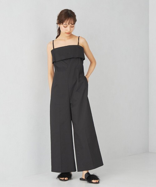 EMMEL REFINES（エメルリファインズ）の「＜EMMEL REFINES＞EM ベア キャミ サロペット（サロペット/オーバーオール・レディース・ベージュ/ブラック・M/S）」の17枚目の写真