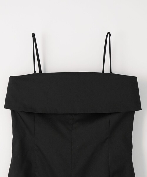 EMMEL REFINES（エメルリファインズ）の「＜EMMEL REFINES＞EM ベア キャミ サロペット（サロペット/オーバーオール・レディース・ベージュ/ブラック・M/S）」の3枚目の写真
