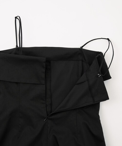 EMMEL REFINES（エメルリファインズ）の「＜EMMEL REFINES＞EM ベア キャミ サロペット（サロペット/オーバーオール・レディース・ベージュ/ブラック・M/S）」の4枚目の写真