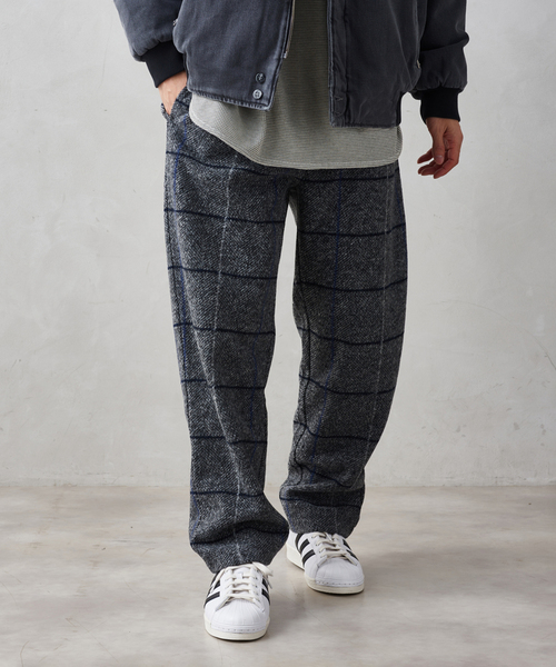 JOURNAL STANDARD relume(ジャーナルスタンダード レリューム)の「ウールボンディング チェックイージーパンツ(その他パンツ・メンズ・ブラック/チャコールグレー/ベージュ・LARGE/MEDIUM)」の21枚目の写真