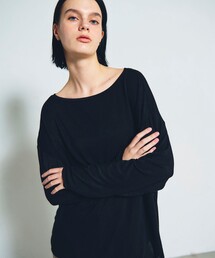 GRACE CONTINENTAL | ロゴ刺繍カットトップ(Tシャツ/カットソー)