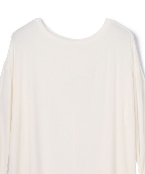 GRACE CONTINENTAL（グレースコンチネンタル）の「ロゴ刺繍カットトップ（Tシャツ/カットソー・レディース・グレー/ホワイト/ブラック・36）」の13枚目の写真