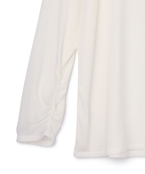 GRACE CONTINENTAL（グレースコンチネンタル）の「ロゴ刺繍カットトップ（Tシャツ/カットソー・レディース・グレー/ホワイト/ブラック・36）」の14枚目の写真