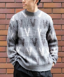 scotch & soda ♫ ニット XL ネイビーとホワイトの幾何学模様 幾何学模様」に該当するニット/セーターファッション通販 - ZOZOTOWN