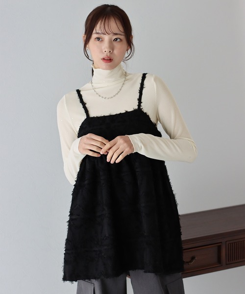 BLUEEAST（ブルーイースト）の「ラメシアートップス（Tシャツ/カットソー・レディース・ベージュ/ホワイト/ブラウン/ブラック・MEDIUM）」の16枚目の写真