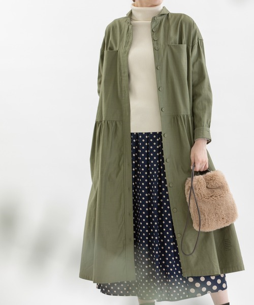 nop de nod（ノップドゥノッド）の「フロントポケットワークワンピース
