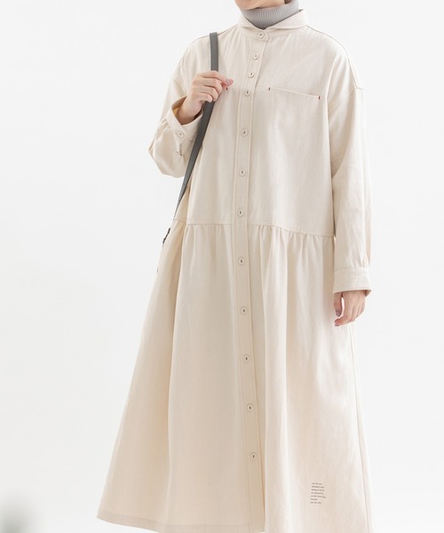 nop de nod（ノップドゥノッド）の「フロントポケットワークワンピース