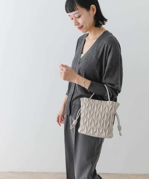 RODE SKO（ロデスコ）の「チェーンドロストバッグ（ハンドバッグ・レディース・イエロー/オフホワイト/ライトブルー・ONE）」の15枚目の写真