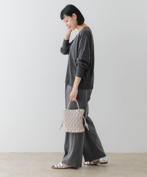 RODE SKO（ロデスコ）の「チェーンドロストバッグ（ハンドバッグ・レディース・イエロー/オフホワイト/ライトブルー・ONE）」の6枚目の写真