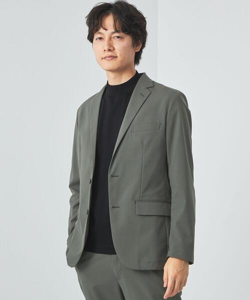 green label relaxing(グリーンレーベルリラクシング)の「TR ホップサック ナロー ジャケット -ストレッチ-(テーラードジャケット・メンズ・グレー/ネイビー/オリーブ・L/XL/XS/S/M)」の2枚目の写真