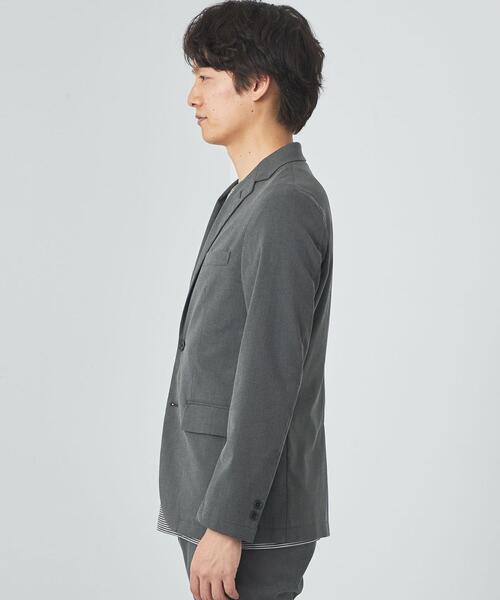 green label relaxing(グリーンレーベルリラクシング)の「TR ホップサック ナロー ジャケット -ストレッチ-(テーラードジャケット・メンズ・グレー/ネイビー/オリーブ・L/XL/XS/S/M)」の9枚目の写真