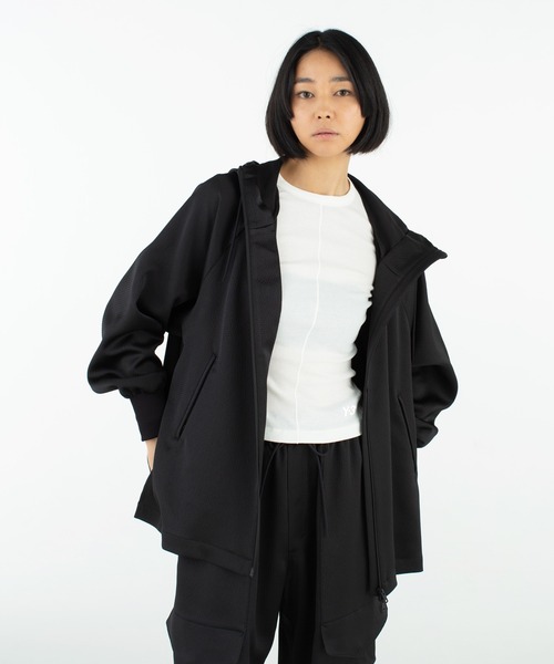 Y-3 ブラック パーカー フード付き　男女兼用 ワイスリー Y-3 パーカー フーディー ブラック メンズ Y-3 JE9278