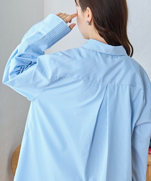 WEGO（ウィゴー）の「WEGO/カラールーズシャツ（シャツ/ブラウス・レディース・その他1/ホワイト/イエロー系その他5/ブルー系その他4・FREE）」の22枚目の写真