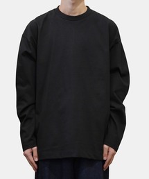 【ATON】 AIR SPINNING OVERSIZED LONG SLEEVE T-SHIRT