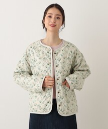 アフタヌーンティー　リバティ　花柄　ノーカラーコート　キルティング　リバーシブル 81521932_b_04_215.jpg