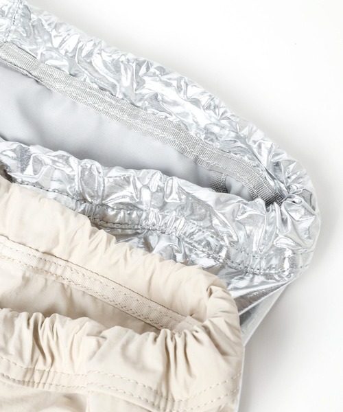 LEPSIM(レプシィム)の「ナイロンドロストワンショルダー 103812(ショルダーバッグ・レディース・アイボリー/ブラック/シルバー・ONE SIZE)」の7枚目の写真