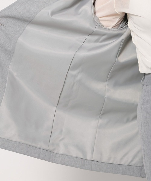 LOWRYS FARM（ローリーズファーム）の「TRシングルジャケット 985613（テーラードジャケット・レディース・ネイビー/グレー/アイボリー・FREE）」の18枚目の写真