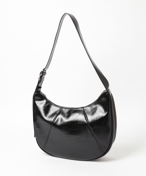 【 】 フェイクレザー クロスボディバッグ SLY（スライ）の「AIRY F/LEATHER CROSS BODY BAG エアリー