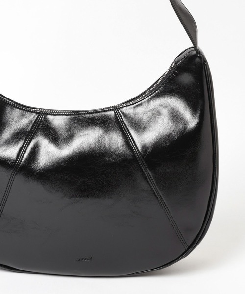 Heather（ヘザー）の「フェイクレザーボディBAG　109472（ボディバッグ/ウエストポーチ・レディース・ブラック/アイボリー・ONE SIZE）」の8枚目の写真