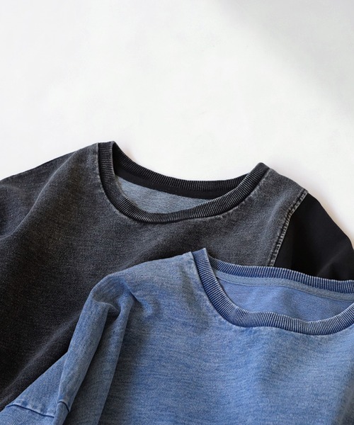 antiqua（アンティカ）の「切替えナイロントップス（Tシャツ/カットソー・レディース・ブルー/ブラック・FREE）」の20枚目の写真