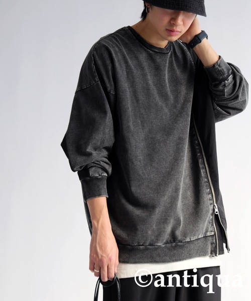 antiqua（アンティカ）の「切替えナイロントップス（Tシャツ/カットソー・レディース・ブルー/ブラック・FREE）」の13枚目の写真