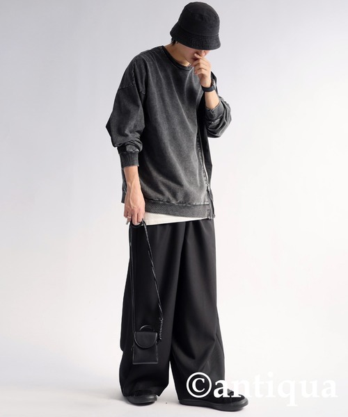 antiqua（アンティカ）の「切替えナイロントップス（Tシャツ/カットソー・レディース・ブルー/ブラック・FREE）」の15枚目の写真