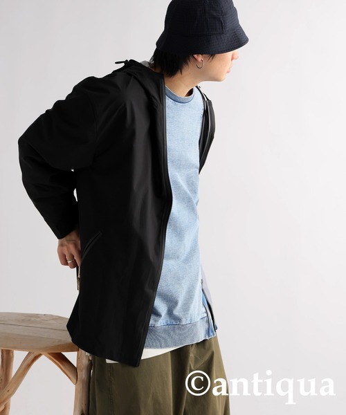 antiqua（アンティカ）の「切替えナイロントップス（Tシャツ/カットソー・レディース・ブルー/ブラック・FREE）」の12枚目の写真