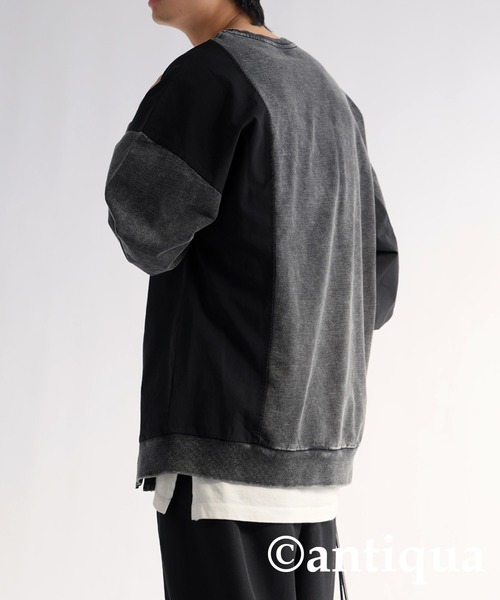 antiqua（アンティカ）の「切替えナイロントップス（Tシャツ/カットソー・レディース・ブルー/ブラック・FREE）」の16枚目の写真