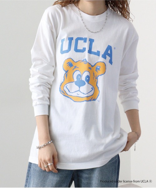 UCLA(ユーシーエルエー)の「UCLA LONG SLEEVE T-SHIRT(Tシャツ/カットソー・メンズ・ホワイト・XL/L/M)」の4枚目の写真