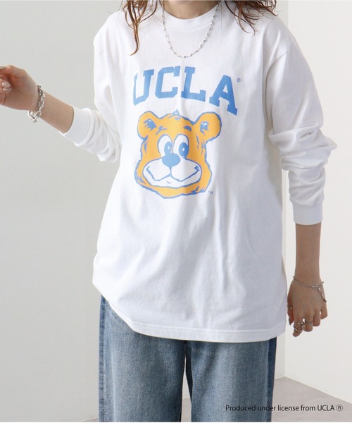 UCLA(ユーシーエルエー)の「UCLA LONG SLEEVE T-SHIRT(Tシャツ/カットソー・メンズ・ホワイト・XL/L/M)」の3枚目の写真