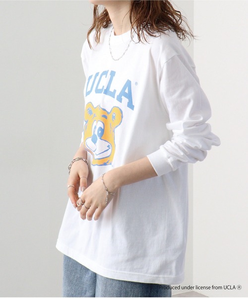 UCLA(ユーシーエルエー)の「UCLA LONG SLEEVE T-SHIRT(Tシャツ/カットソー・メンズ・ホワイト・XL/L/M)」の5枚目の写真