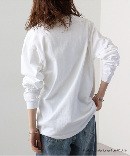 UCLA(ユーシーエルエー)の「UCLA LONG SLEEVE T-SHIRT(Tシャツ/カットソー・メンズ・ホワイト・XL/L/M)」の6枚目の写真