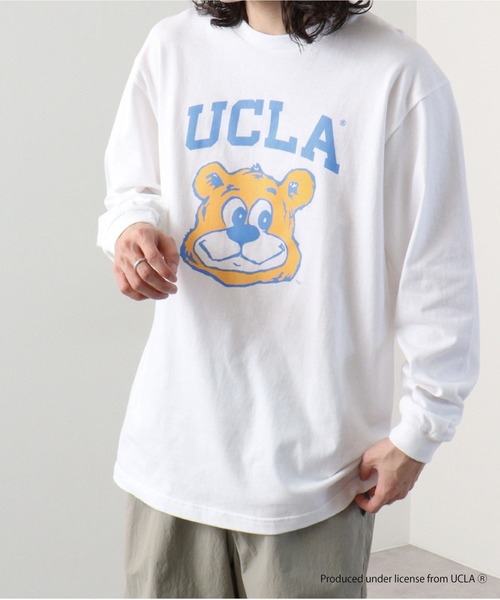 UCLA(ユーシーエルエー)の「UCLA LONG SLEEVE T-SHIRT(Tシャツ/カットソー・メンズ・ホワイト・XL/L/M)」の9枚目の写真