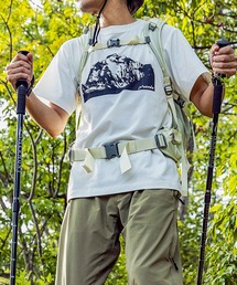 phenix outdoor（フェニックスアウトドア）の「phenix OUTDOOR(フェニックスアウトドア) メンズ アウトドアロゴ 半袖Tシャツ (吸水速乾 / 抗菌防臭)（Tシャツ/カットソー）」
