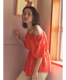 Ungrid | サイドカットバックオープンブラウス(シャツ/ブラウス)