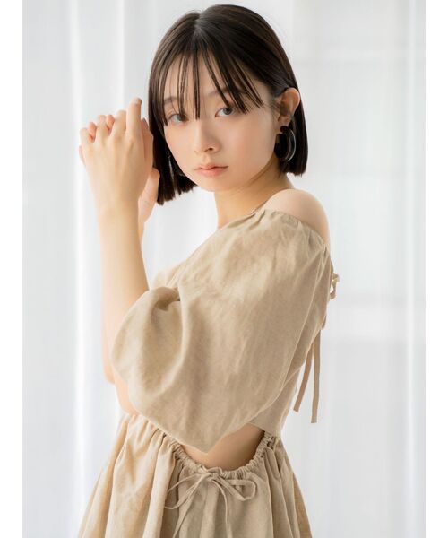 Ungrid（アングリッド）の「サイドカットバックオープンブラウス（シャツ/ブラウス・レディース・アイボリー/ブラック/レッド・FREE）」の20枚目の写真