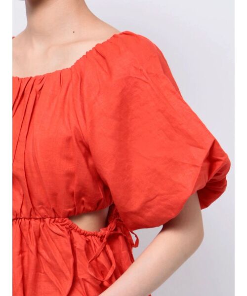 Ungrid（アングリッド）の「サイドカットバックオープンブラウス（シャツ/ブラウス・レディース・アイボリー/ブラック/レッド・FREE）」の5枚目の写真